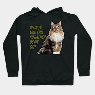 On Days Like This I'd Rather Be My Cat 1 Hoodie